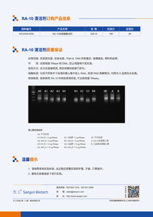 ra 10去核酸酶試劑 生工生物的專業生命科學產品與技術服務